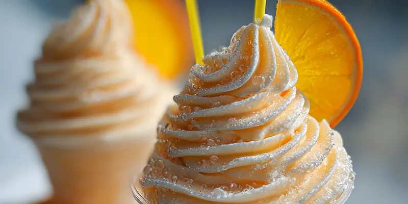 Creamy Orange Swirl