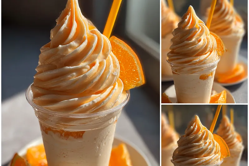 Fresh ingredients for Creamy Orange Swirl