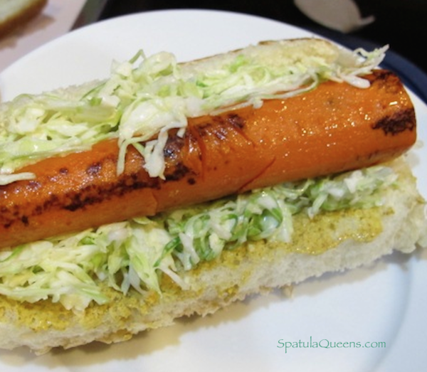 Carrot dogs from the Spatula Queens