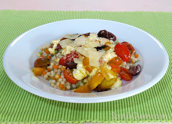 Cleaning Out the Fridge - Feta, Tomato and Couscous - Yummy quick recipe for leftover feta
