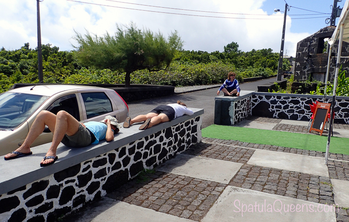 Road Trip: Azores - Post lunch nap at Cafe-Bar O Galeão