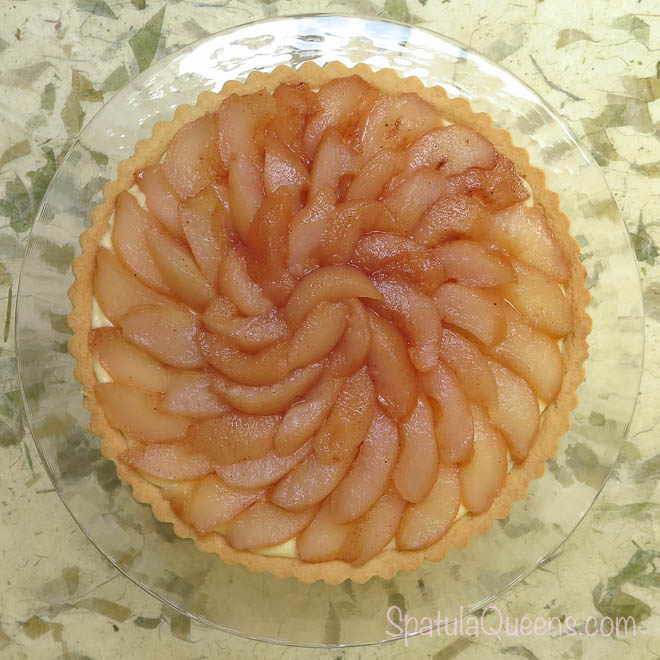 Recipe - poached pears and vanilla pastry cream