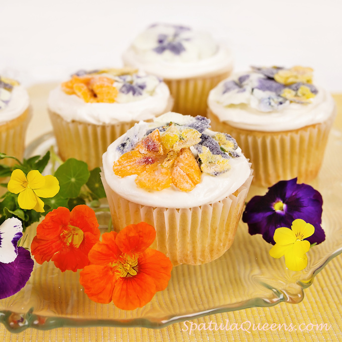 candied edible flowers recipe